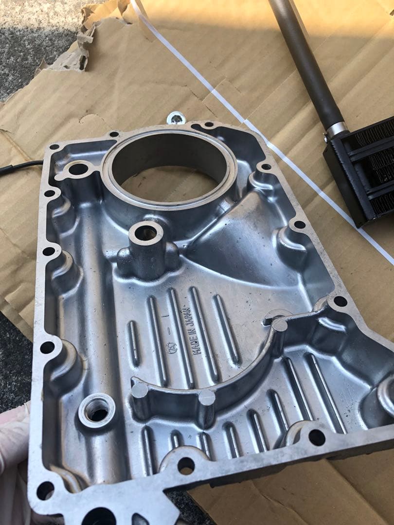 ゼファー400/550純正オイルパン JMC取出口付 Z400FX/550FX