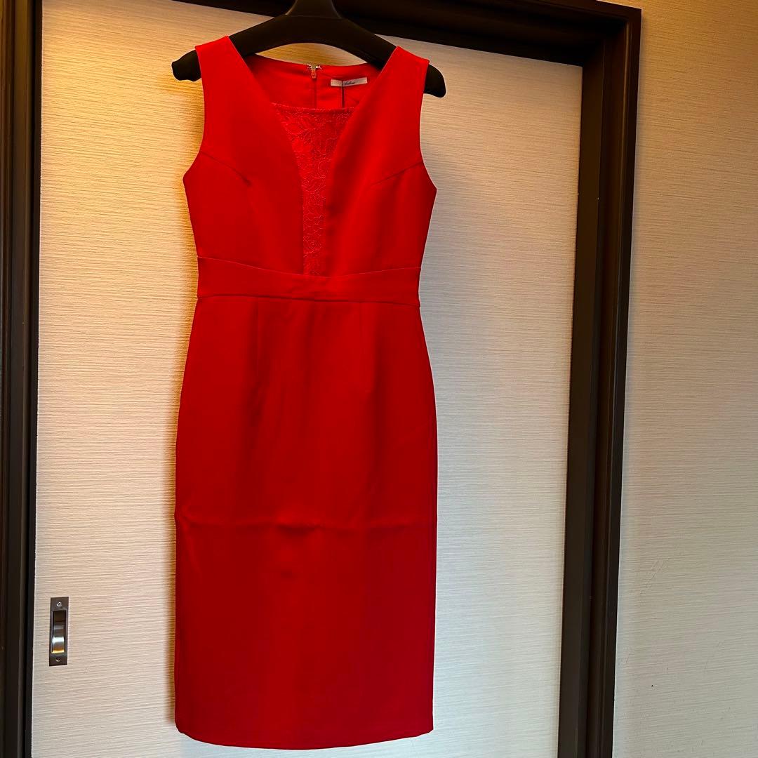 AMBIENT♡フロントレースペンシルドレス♡ワンピース♡アンビエント　M