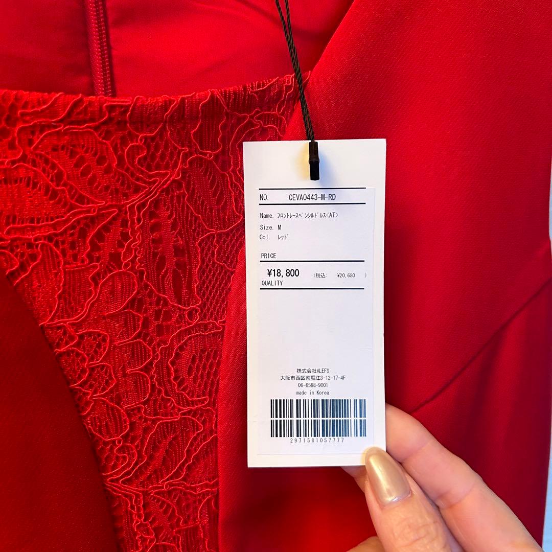 AMBIENT♡フロントレースペンシルドレス♡ワンピース♡アンビエント　M