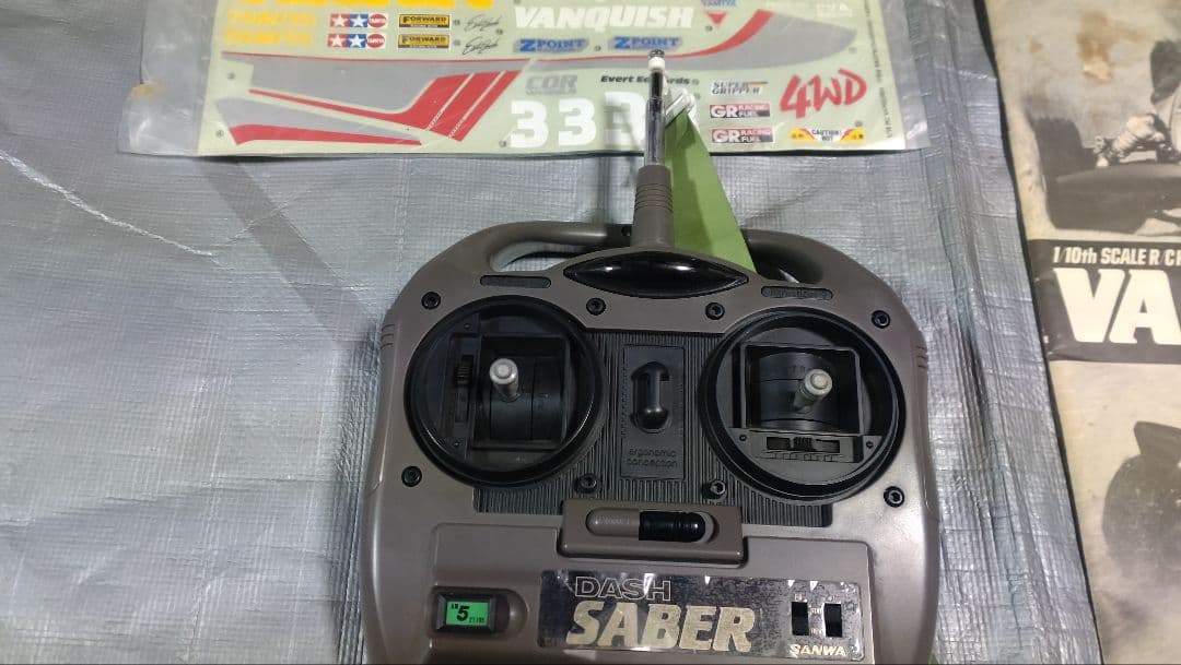 タミヤ　ラジコン　ＲＣ　バンキッシュ　プロポ　ジャンク