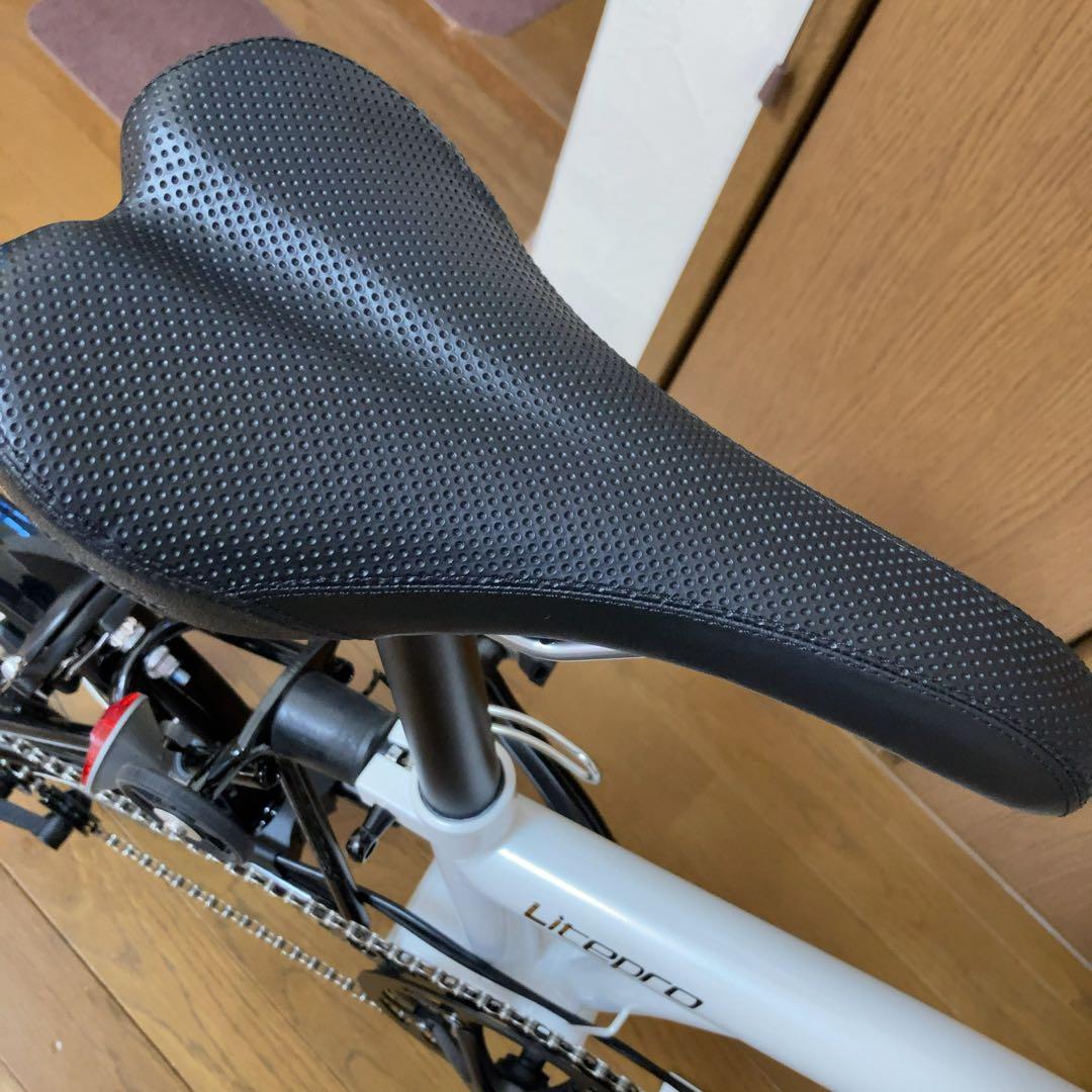 litepro 折り畳み自転車　折りたたみ　本体　白　ホワイト
