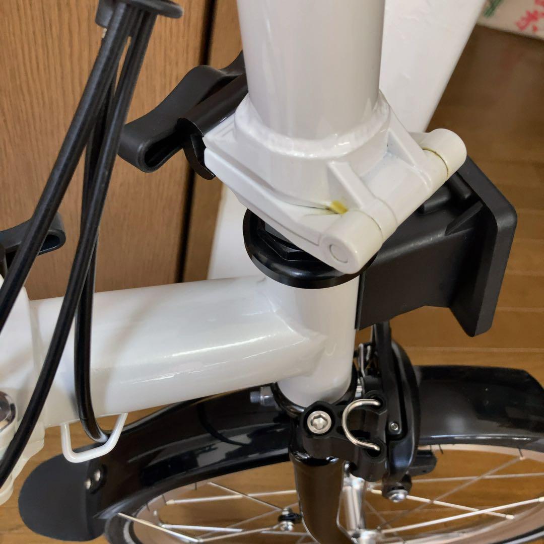 litepro 折り畳み自転車　折りたたみ　本体　白　ホワイト