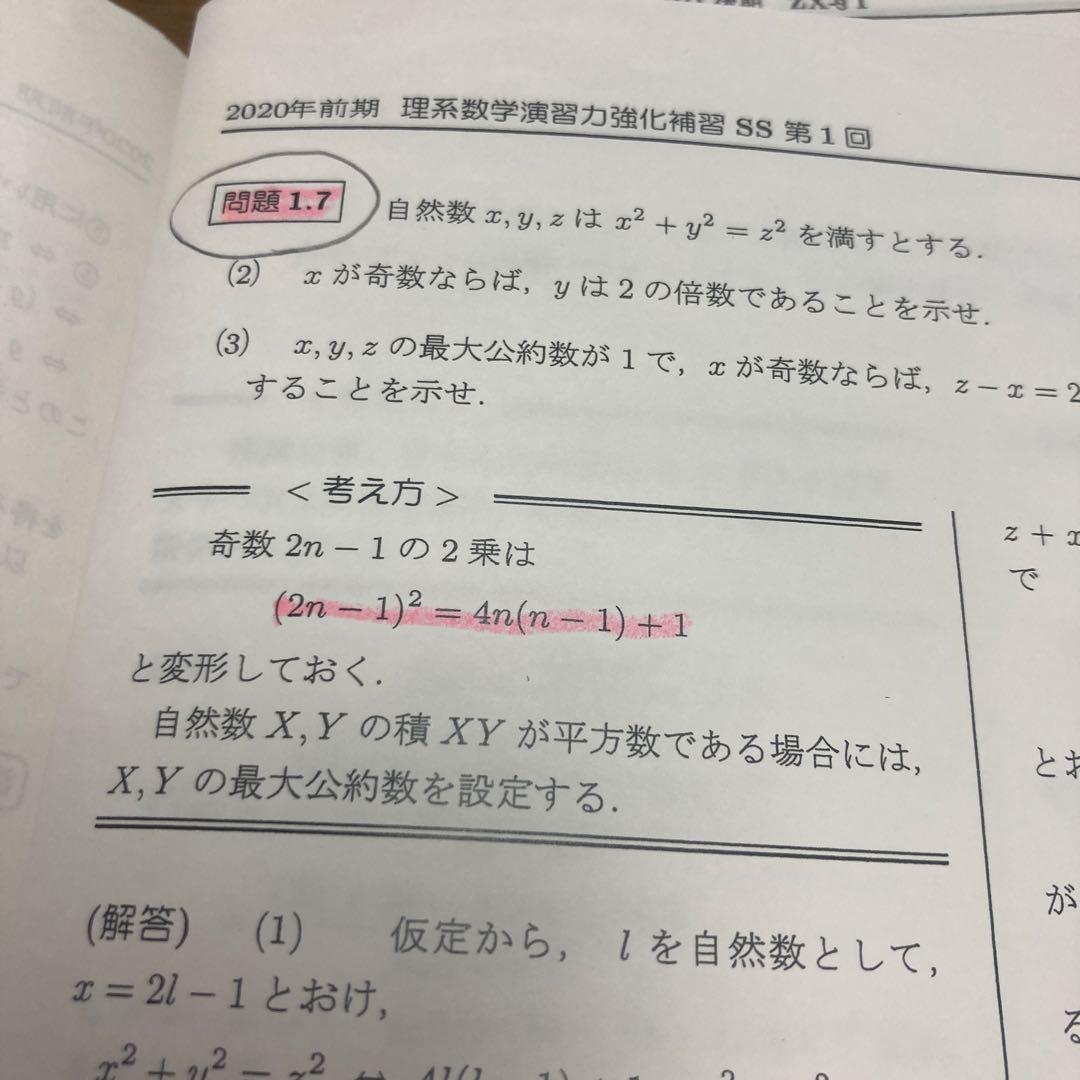 駿台　数学XS 数学ZX 三森先生