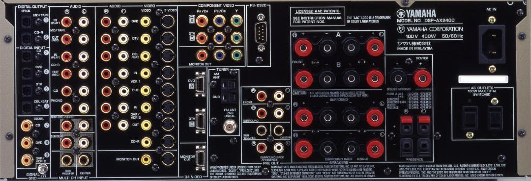YAMAHA DSP-AX2400／AVアンプ