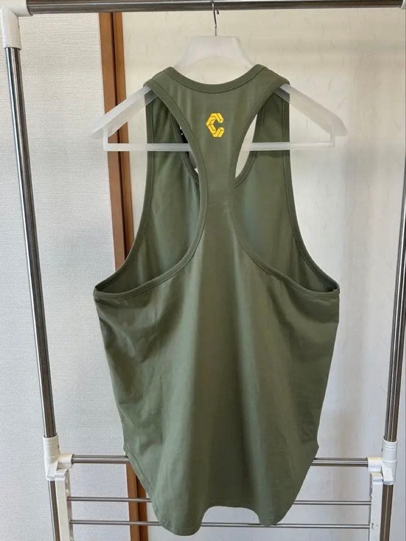CRONOS オリーブ タンクトップ M