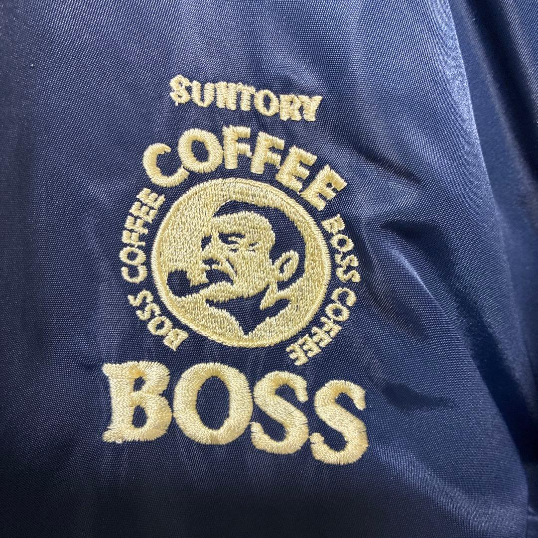 初代BOSSジャンBIGロゴ刺繍仕様(フロントチャック革つまみ有りタグ表記有り)