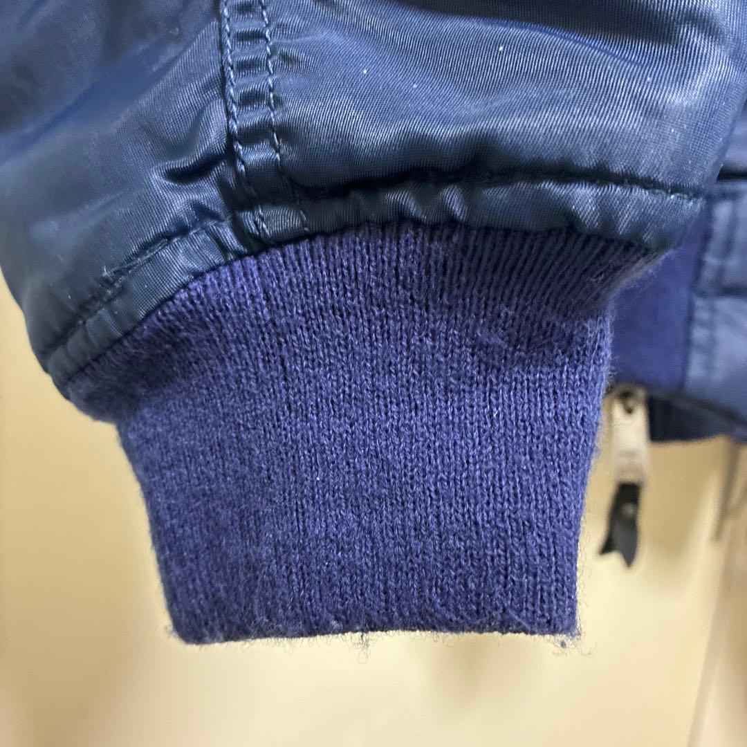 初代BOSSジャンBIGロゴ刺繍仕様(フロントチャック革つまみ有りタグ表記有り)