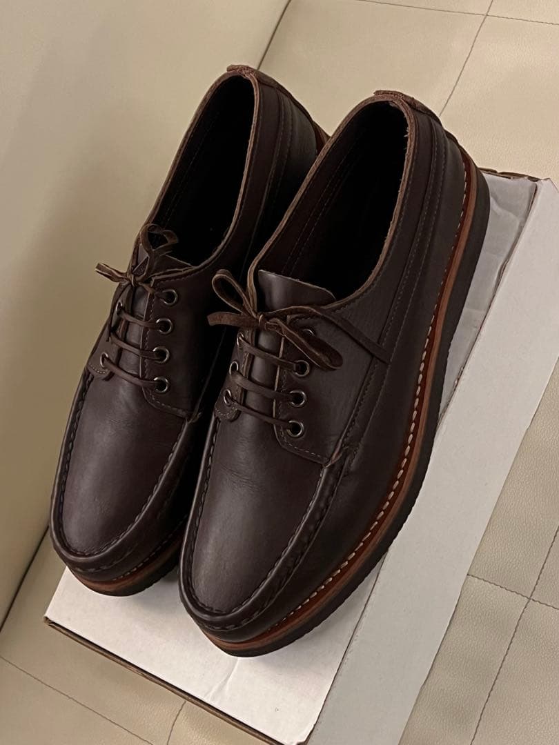 【希少•エルク】Russell Moccasin Co. Brown ELK