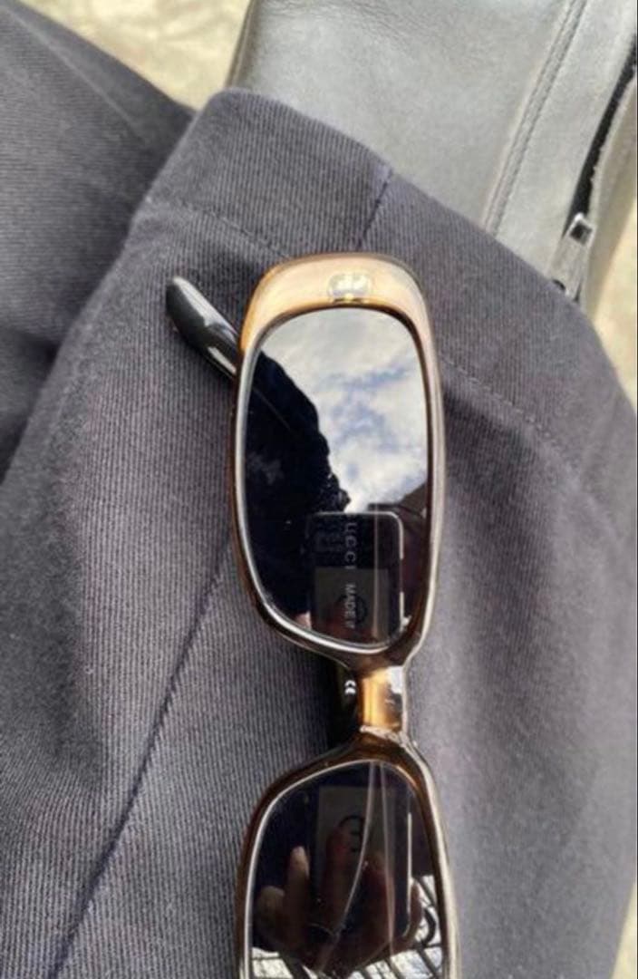 ち*り様 00s archive GUCCI clear Square eyew