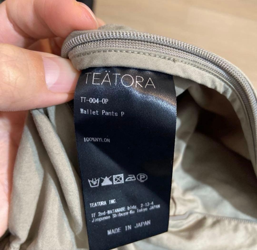 TEATORA　テアトラ　Wallet Pants サイズ3