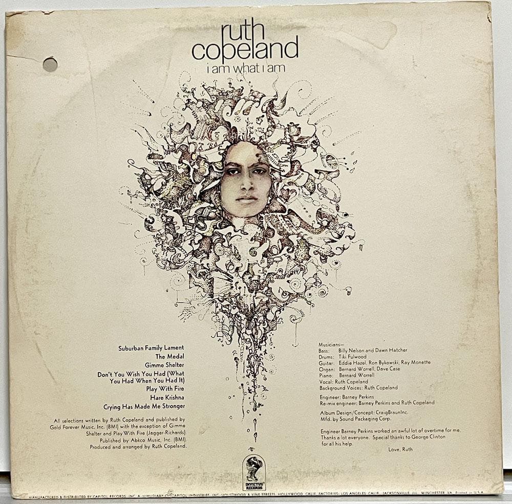洋楽 ruth copeland / i an what i am
