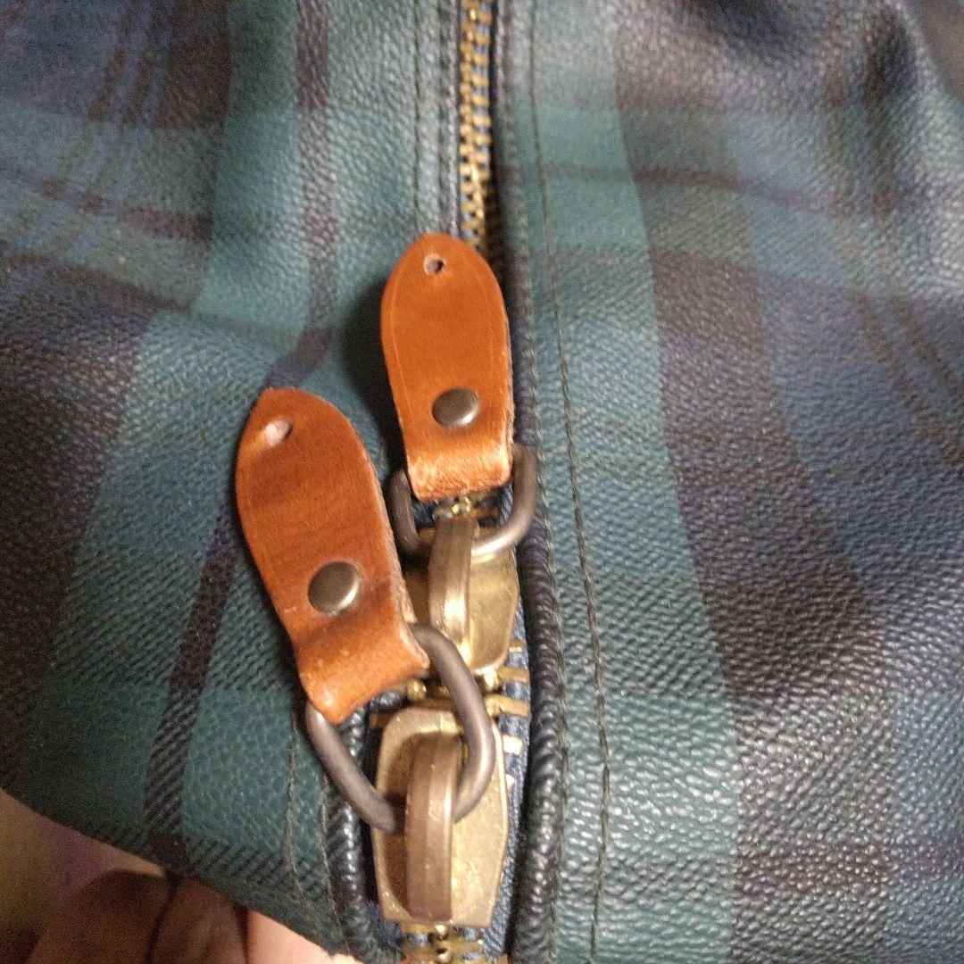 Polo Ralph Lauren ボストンバッグ　旅行鞄　 緑チェック　大