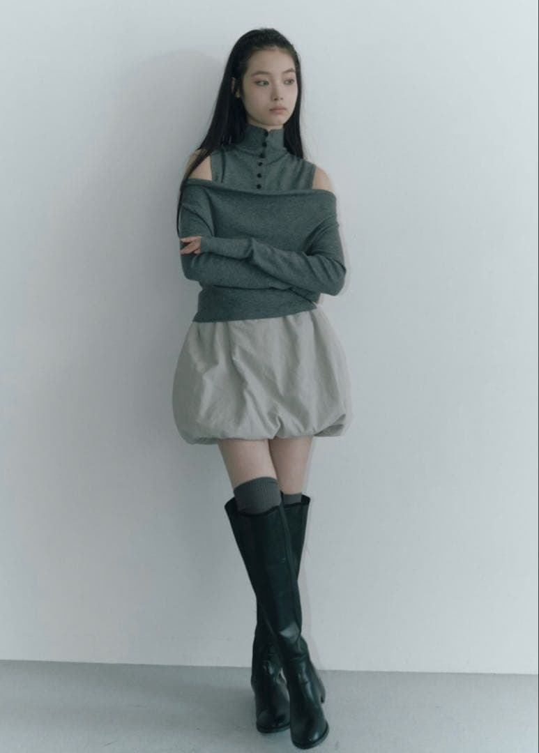 ⭐︎値下げ⭐︎【新品】ハイアンド　チェルシーニーハイブーツ24.5cmブラック