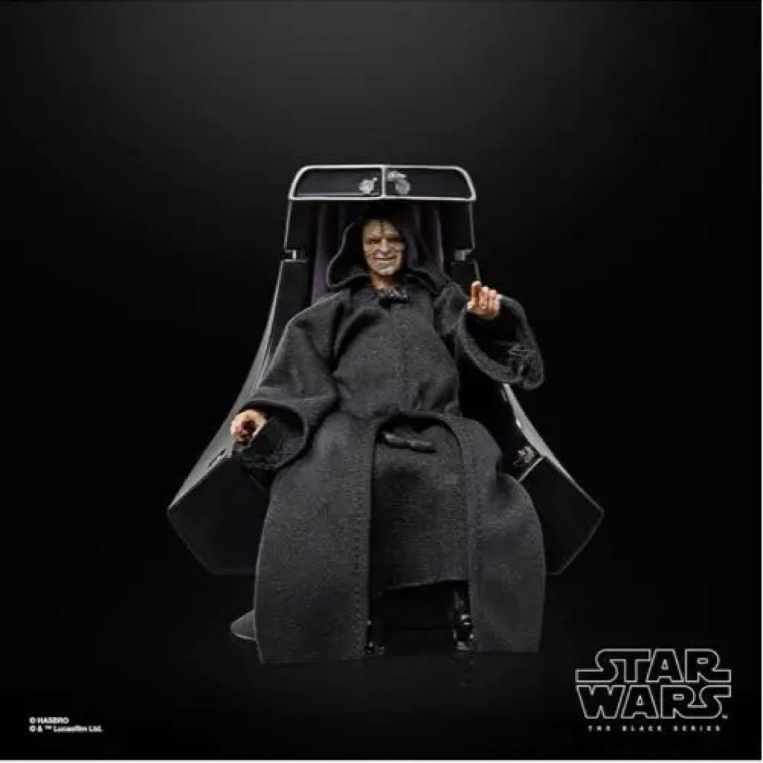 ハズブロ スターウォーズ ブラックシリーズ パルパティーン皇帝&玉座セット