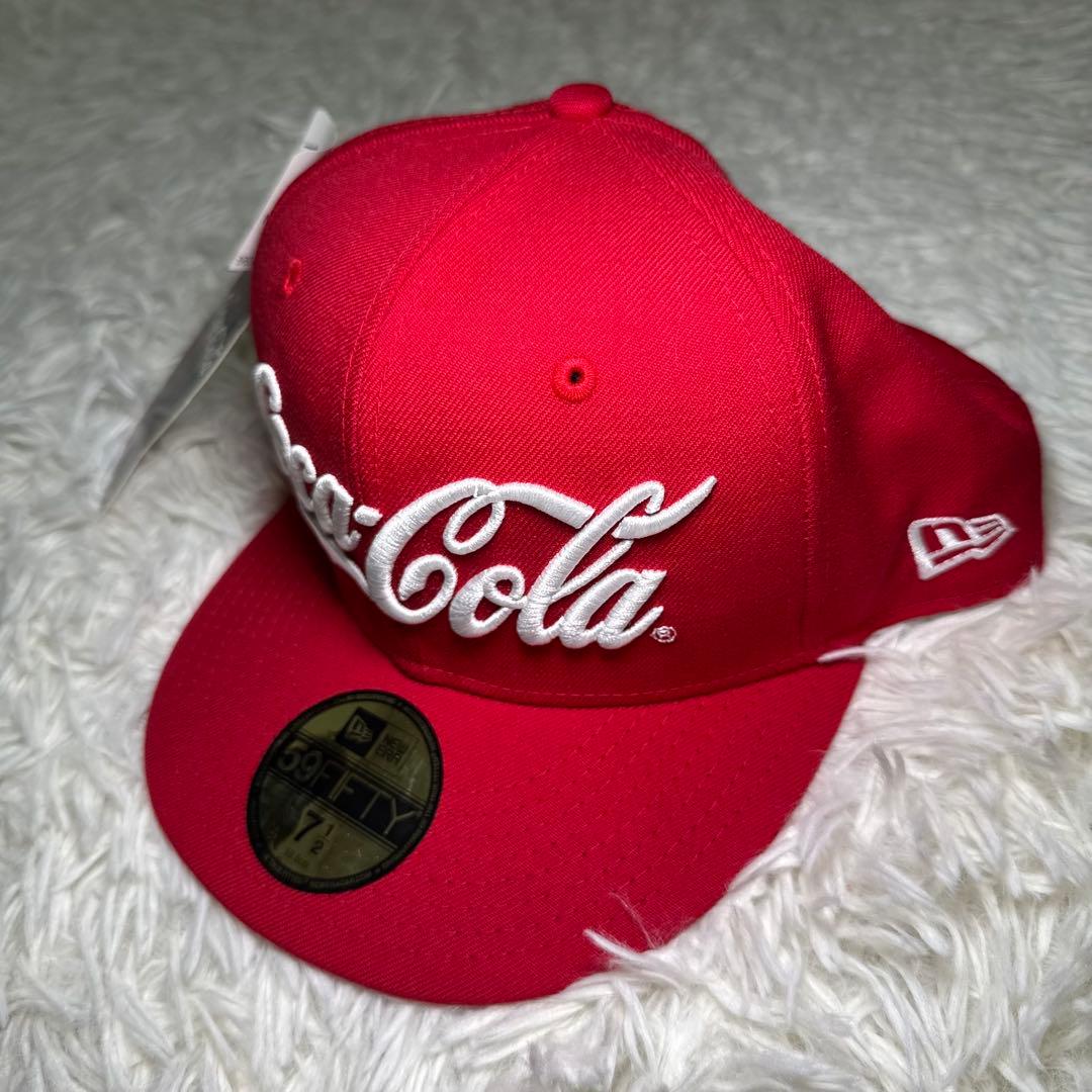 ☆NEW ERA × Coca-Cola 59FIFTY 刺繍ロゴキャップ☆