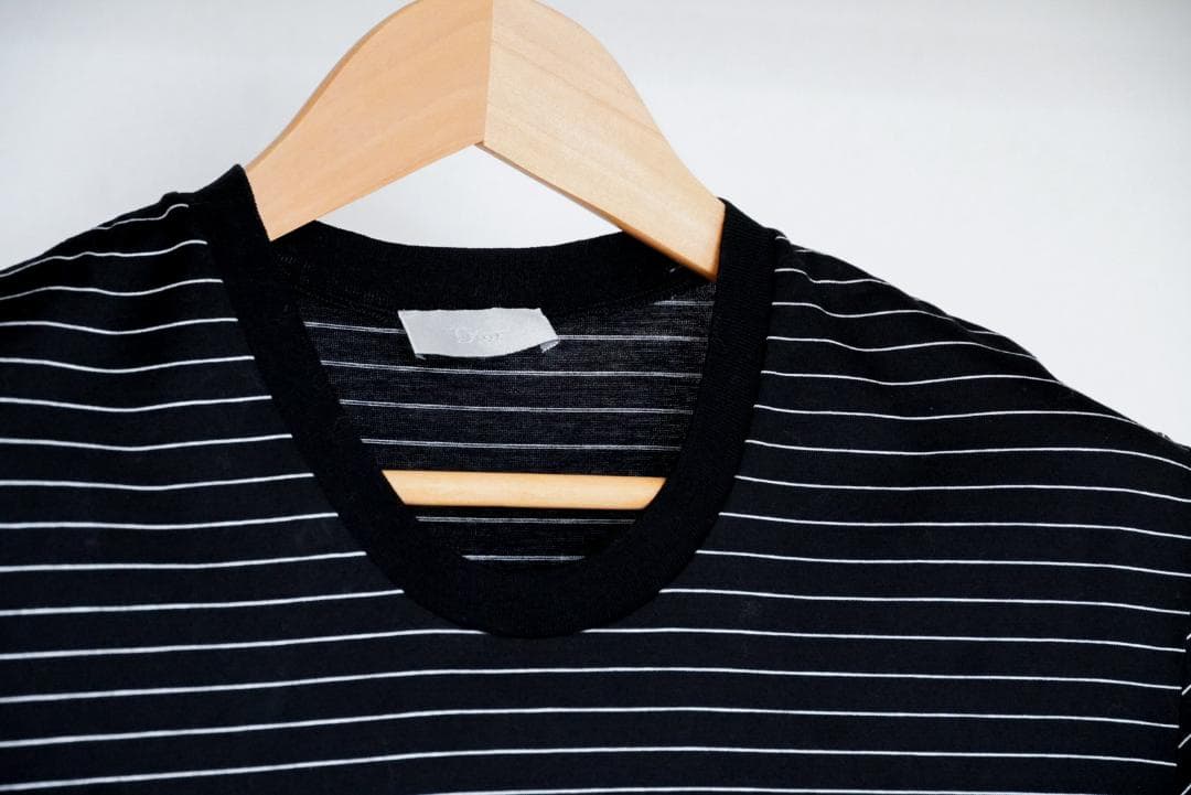 Dior Homme 09AW Bee刺繍 ボーダーカットソー XS
