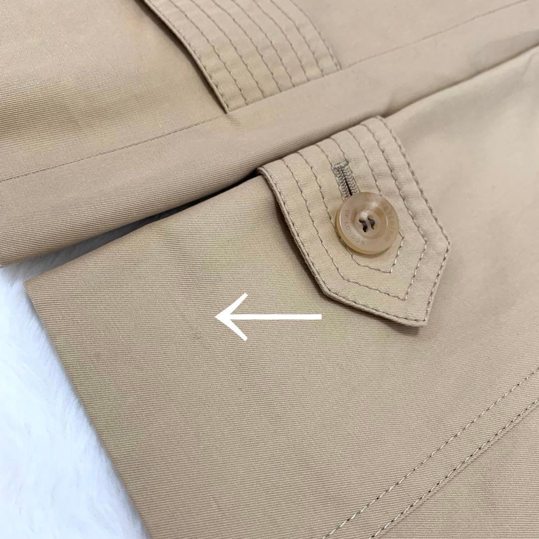 むう様 Aquascutum ステンカラーコート クラブチェック コットン