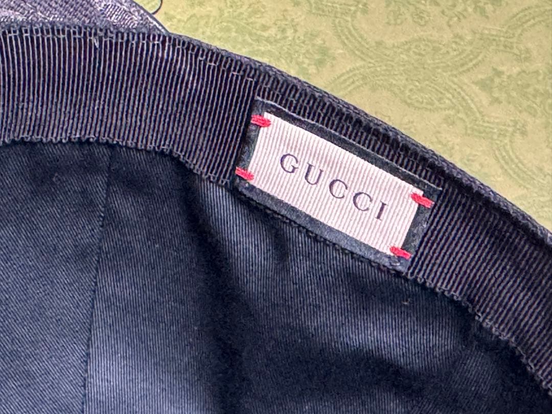 Gucci GG キャップ 帽子 ブラック 箱付き