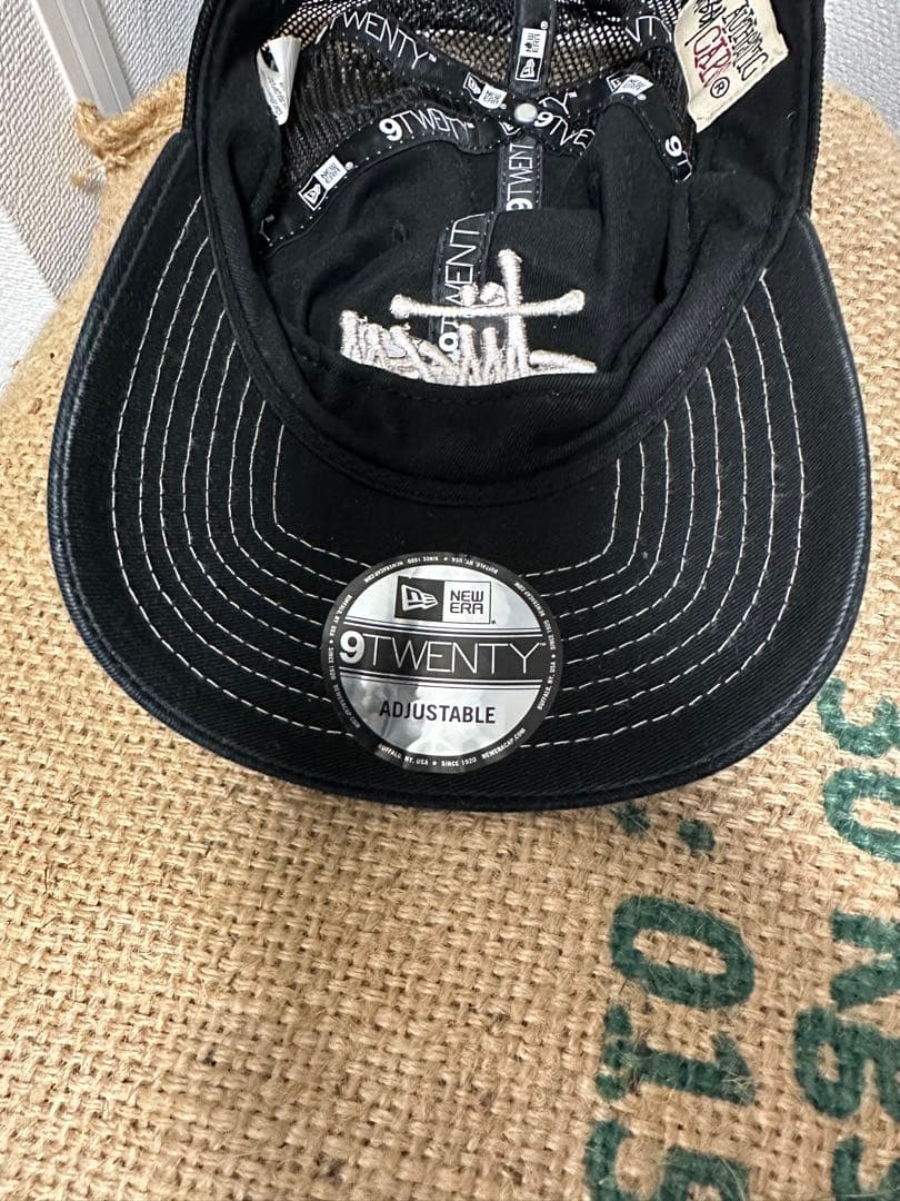 Stussy 9TWENTY ブラック キャップ