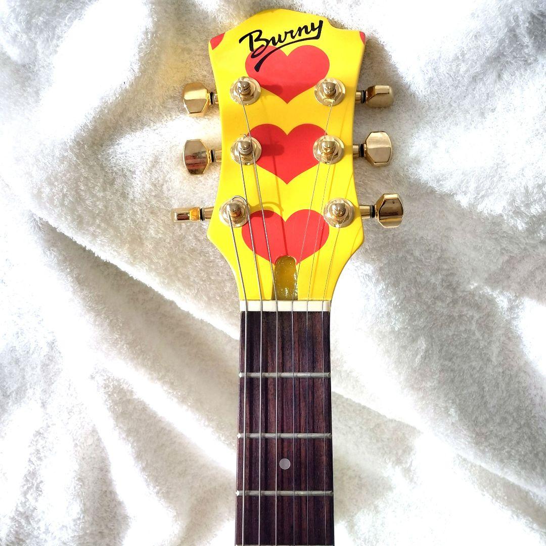 BURNY YH-JR hideモデル アンプ内蔵 モッキンバード ギター