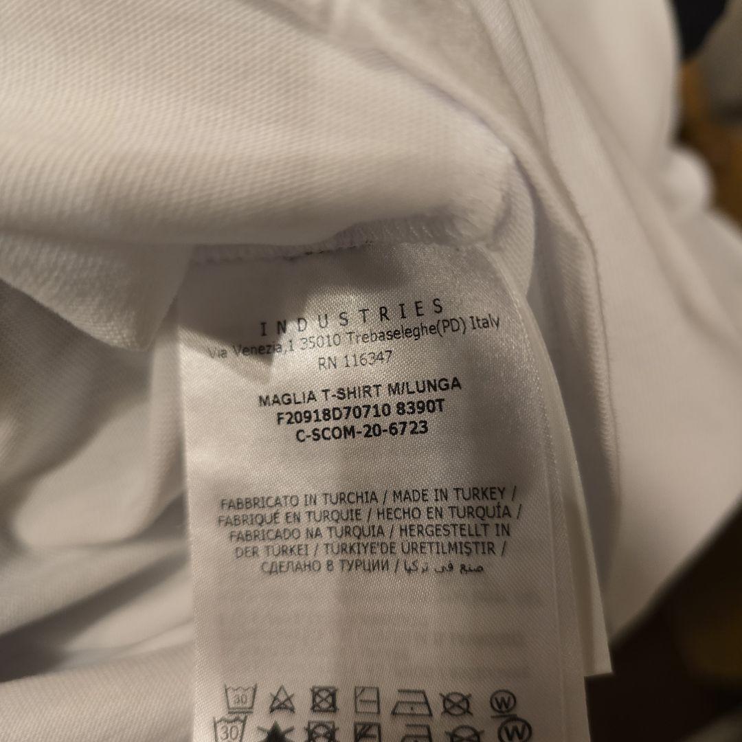 MONCLER ホワイト ロングTシャツ 美品！！値下げ