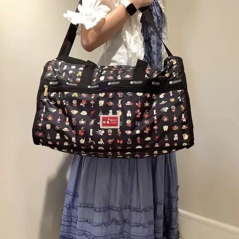 レスポートサック ピンクハウス　ブラック　ボストンバッグ ポーチ　2点スーツ