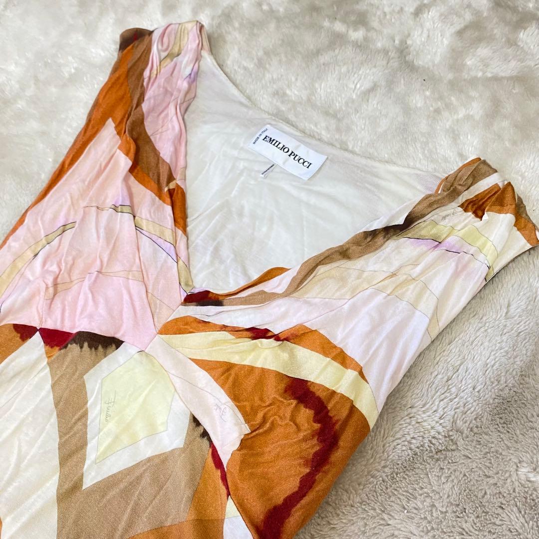 Emilio Pucci ✨良品✨ ノースリーブ タイト ワンピース 38