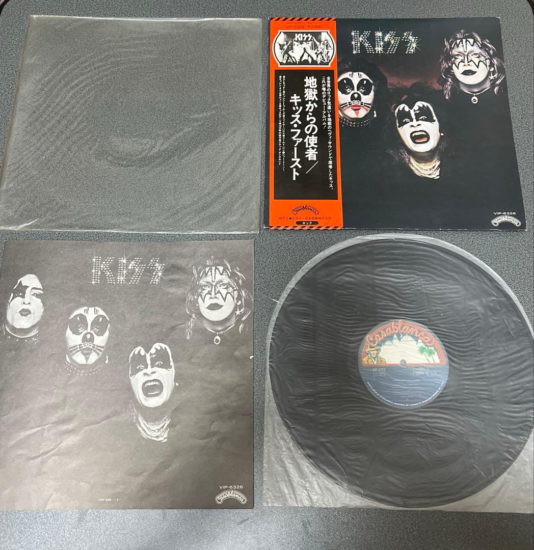 キッス・ファースト/地獄からの使者 レコード 帯付き