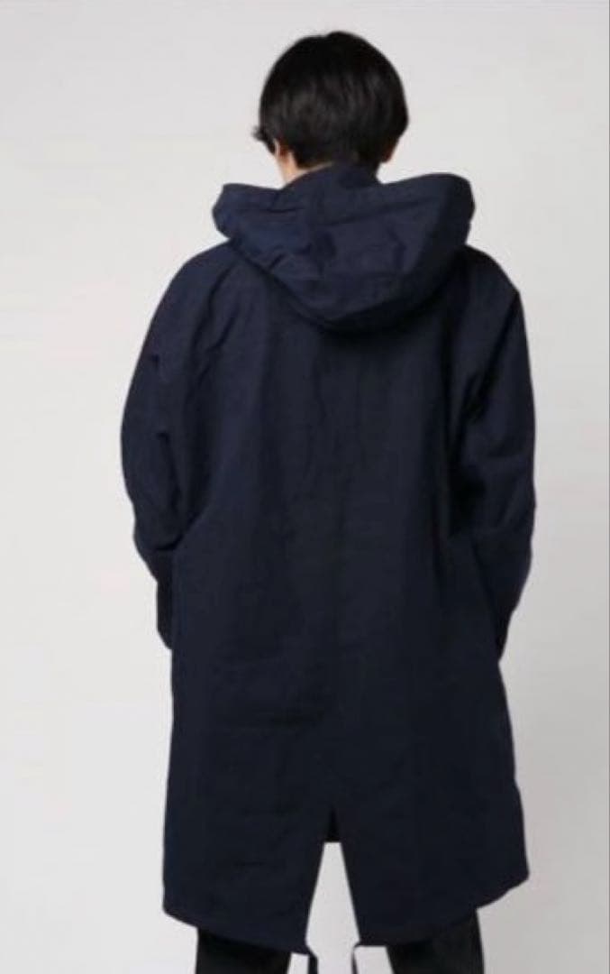  peak Indigo C/N モッズコート　ネイビー ＸＬ