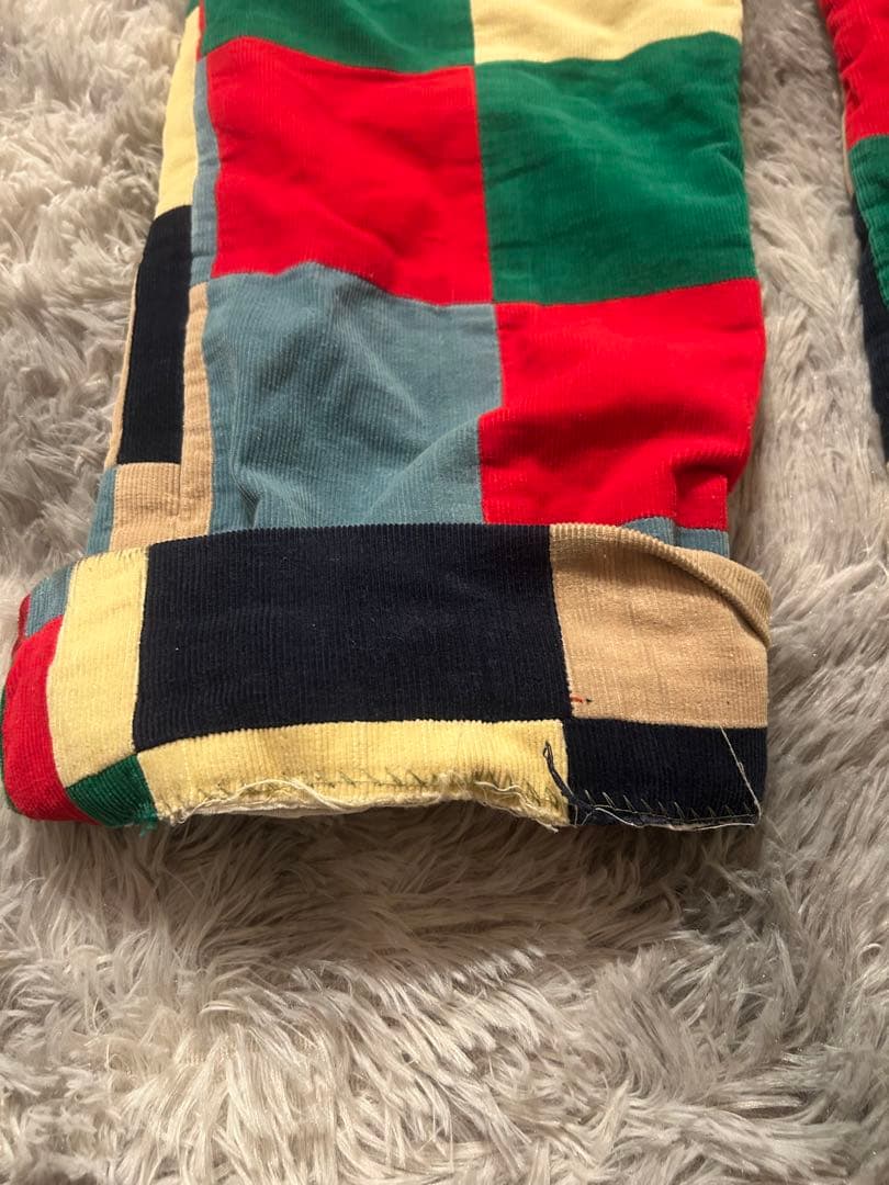 60s~70s パッチワーク コーデュロイパンツ ヴィンテージ