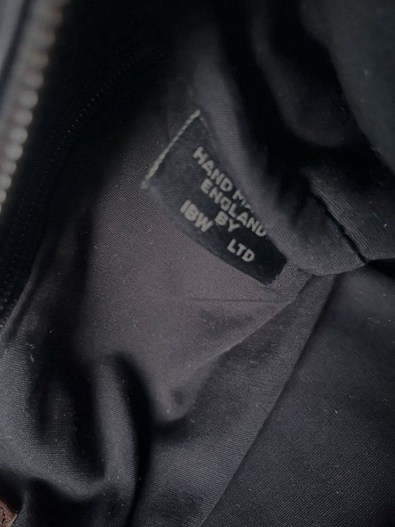 ににに美品 Jas M.B. レザー ボストンバッグ riri製ジップ