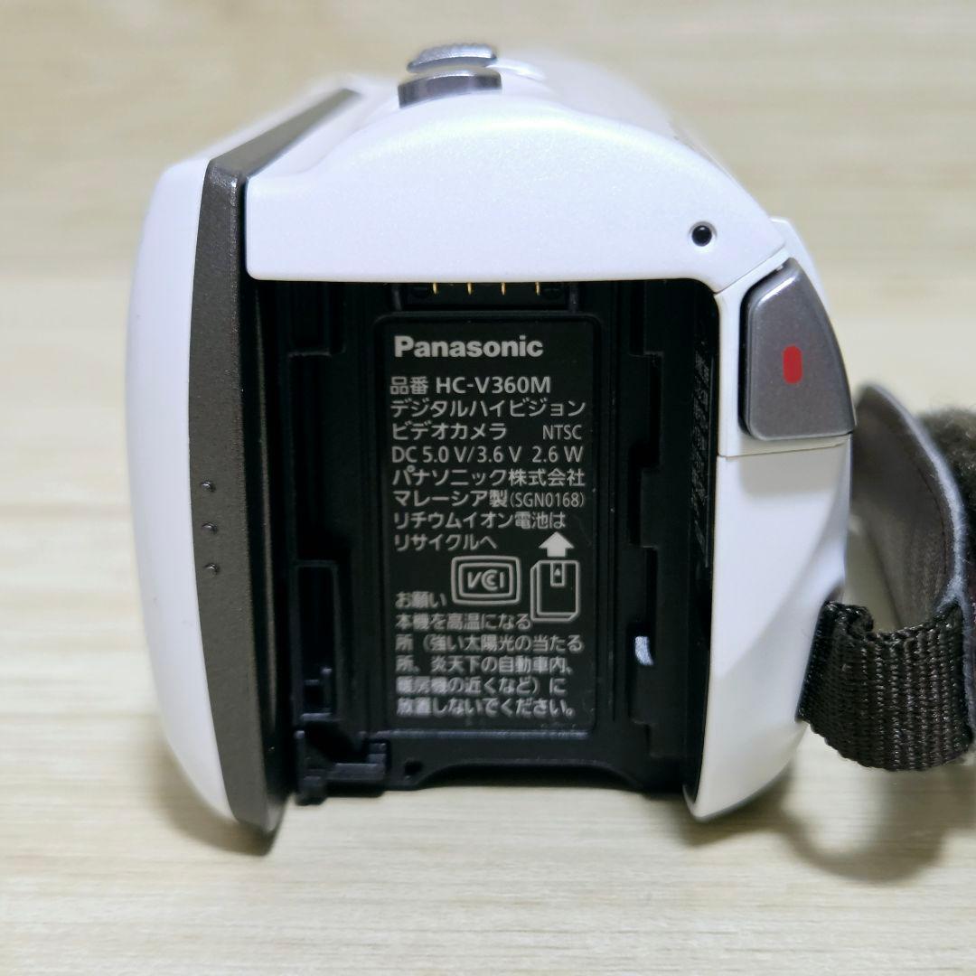 未使用に近い【極上美品】Panasonic HC-V360M ビデオカメラ