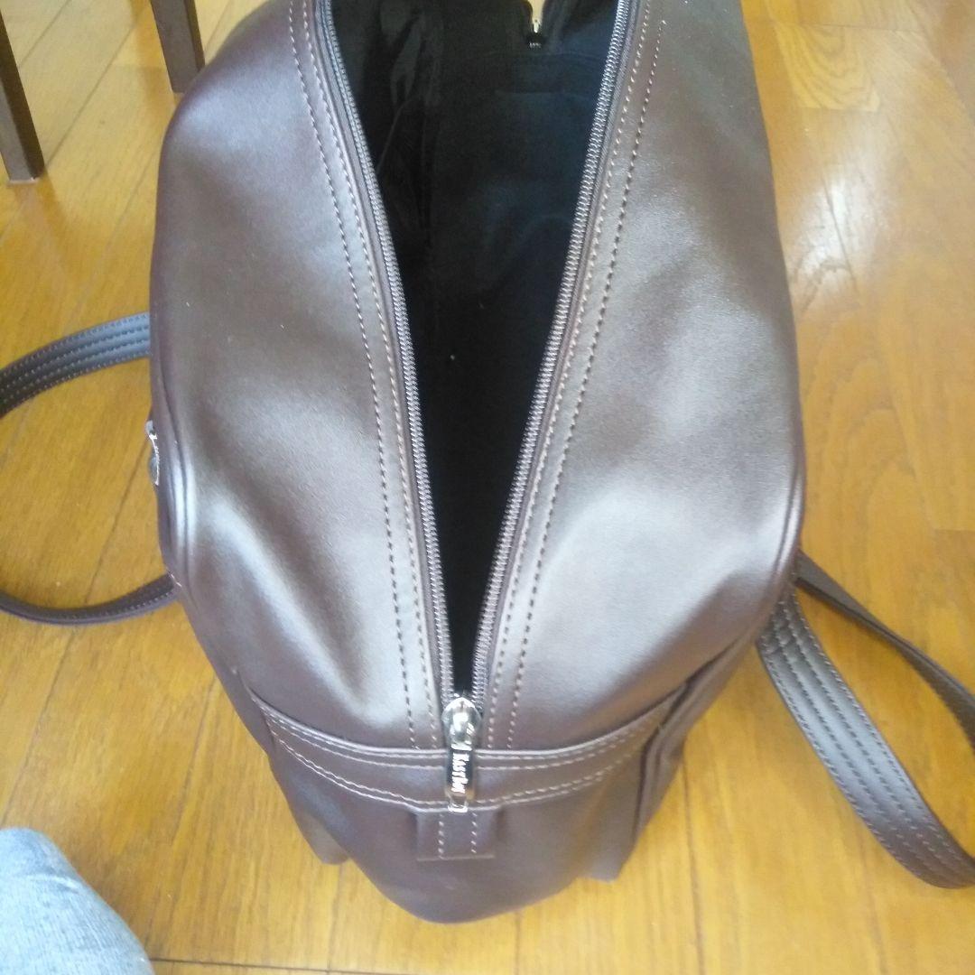 EastBoyブラウンスクールバッグ 合成皮革