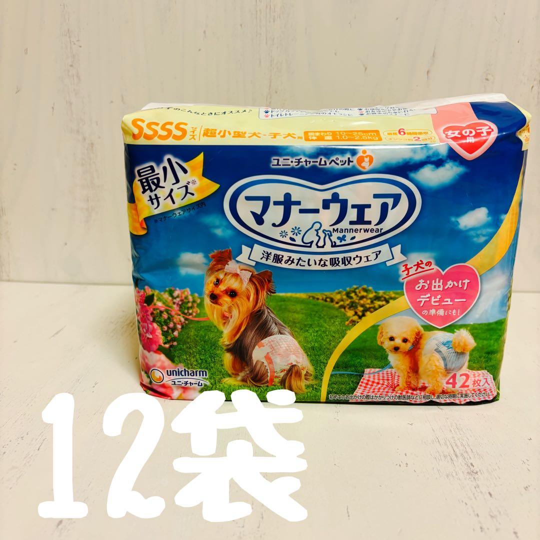 いぬ用マナーウェア　女の子用　SSSSサイズ　42枚入　13袋セット