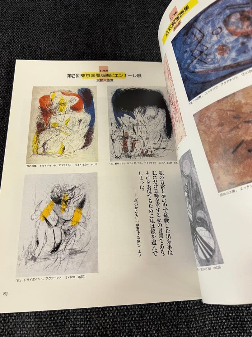 版画藝術61号 1988年刊 池田満寿夫特集 廃盤 星野修三版画付 アート　本