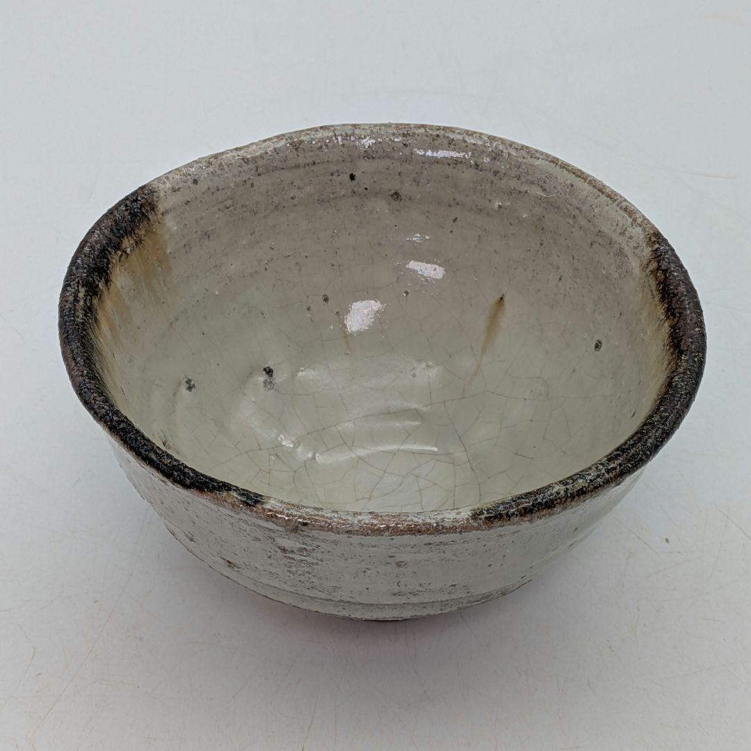 唐津焼 茶盌 四方桟共箱？共布？付き 抹茶碗 抹茶茶碗 茶道具 茶器 食器 在銘