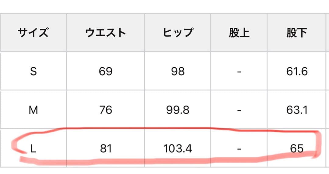 PUAL CE CIN デニム カーブレッグパンツLサイズ