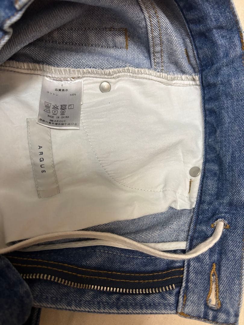 argue MELLOW STRAIGHT DENIMサイズ②
