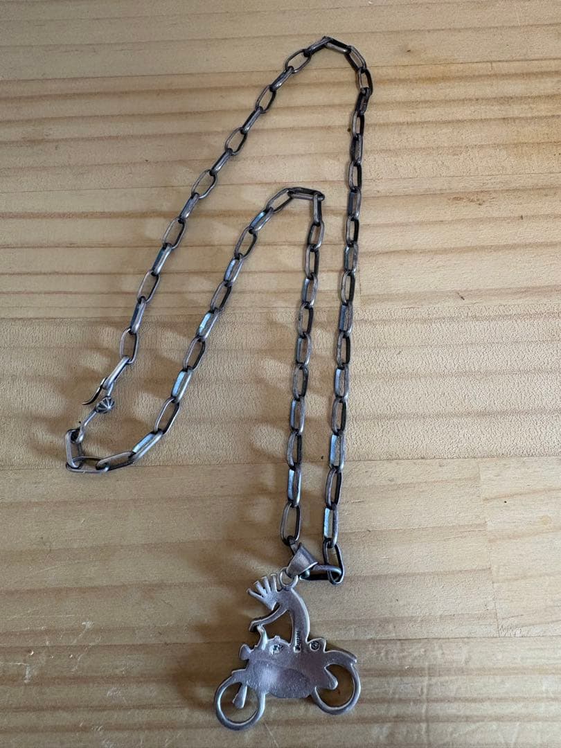 ナバホ族　ネックレス　シルバー925 55cm
