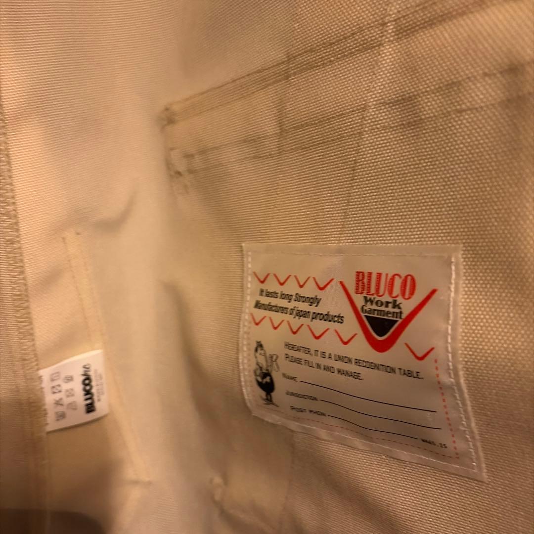 BLUCO WORKGARMENT アイボリーベスト ユーティリティベスト 新品