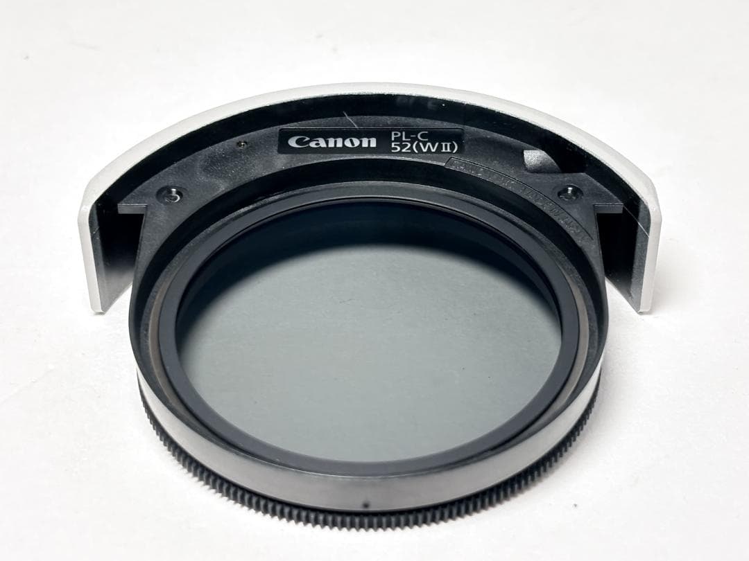 極上品 キヤノン PL-C52（WⅡ） ドロップイン円偏光フィルター