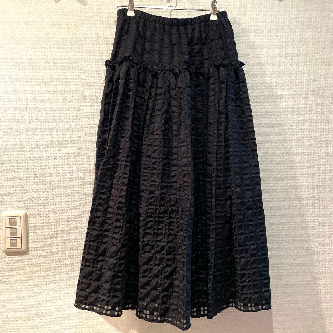 シーニュ cygne ジャガードスカート　SWAN
