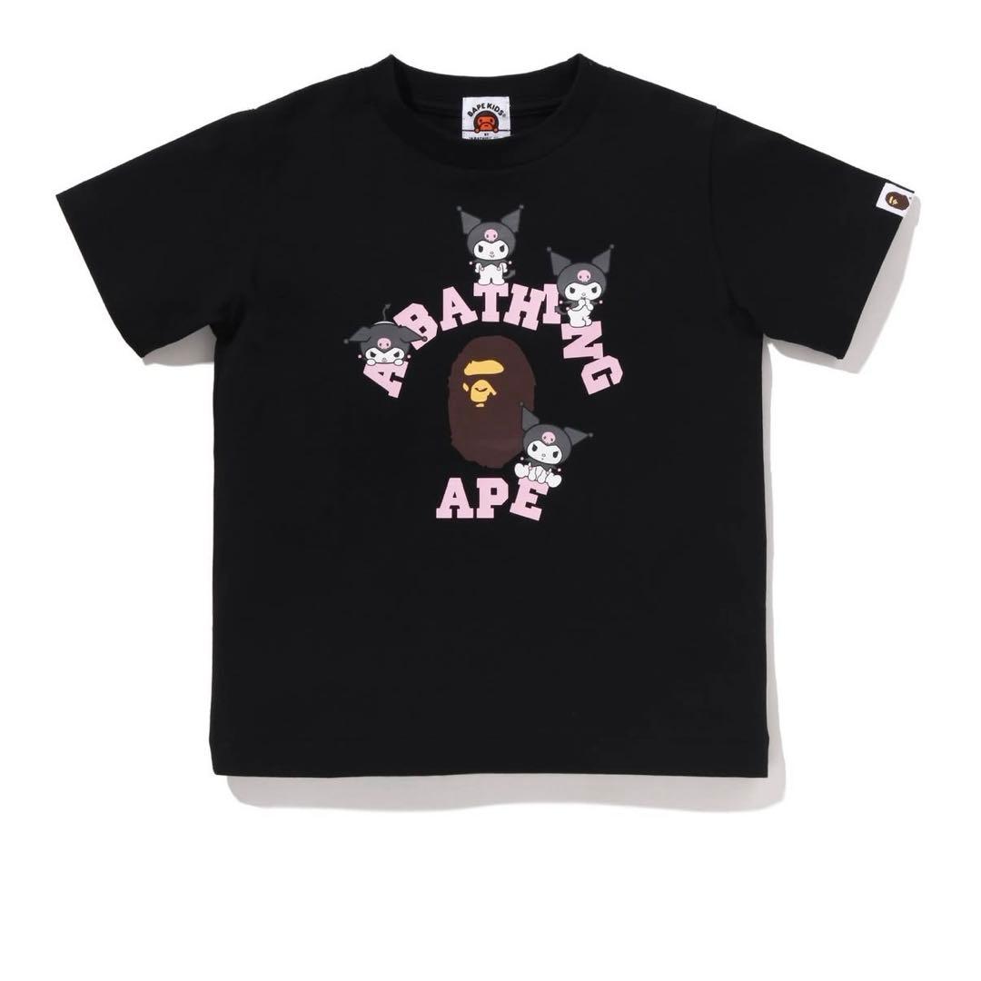 ジャケット・アウター A BATHING APE Kuromi Ladies College Tee