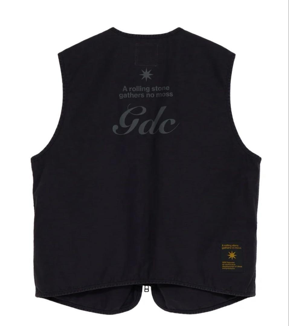 【新品】 GDC Duck Vest ネイビー　Lサイズ キムタク　ダックベスト