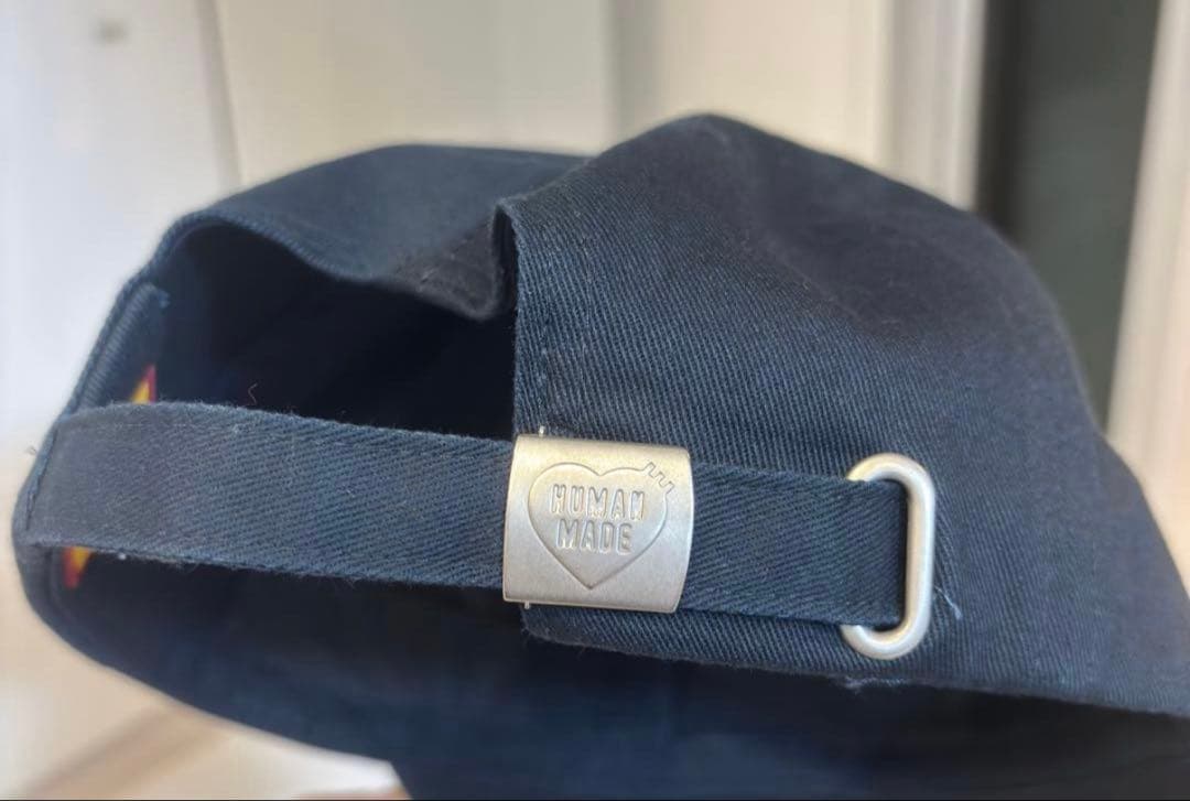 HUMAN MADE 6 PANEL CAP 帽子 ネイビー