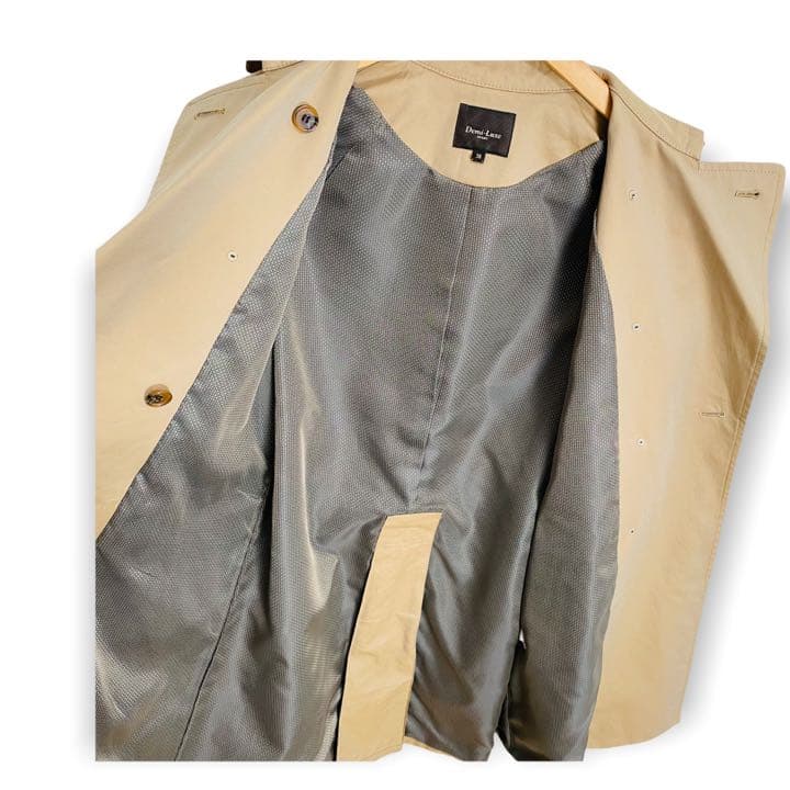 【定番】Demi-LuxeBEAMS トレンチコート ベージュ M