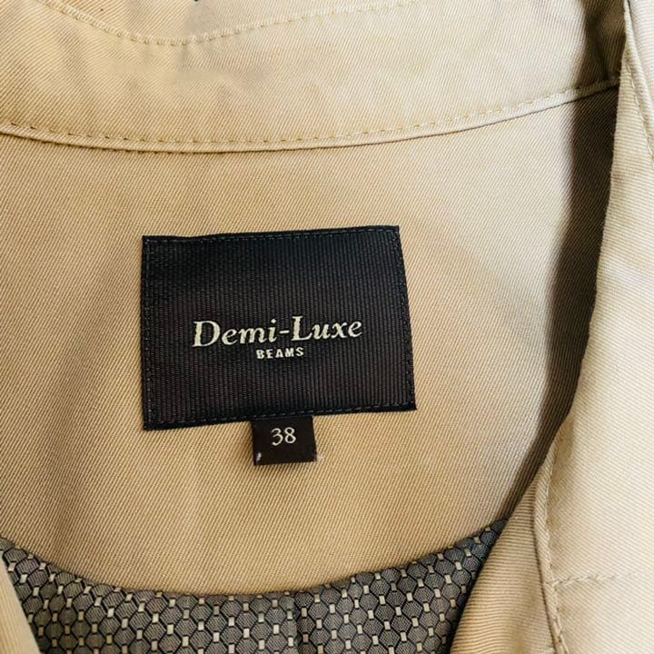 【定番】Demi-LuxeBEAMS トレンチコート ベージュ M