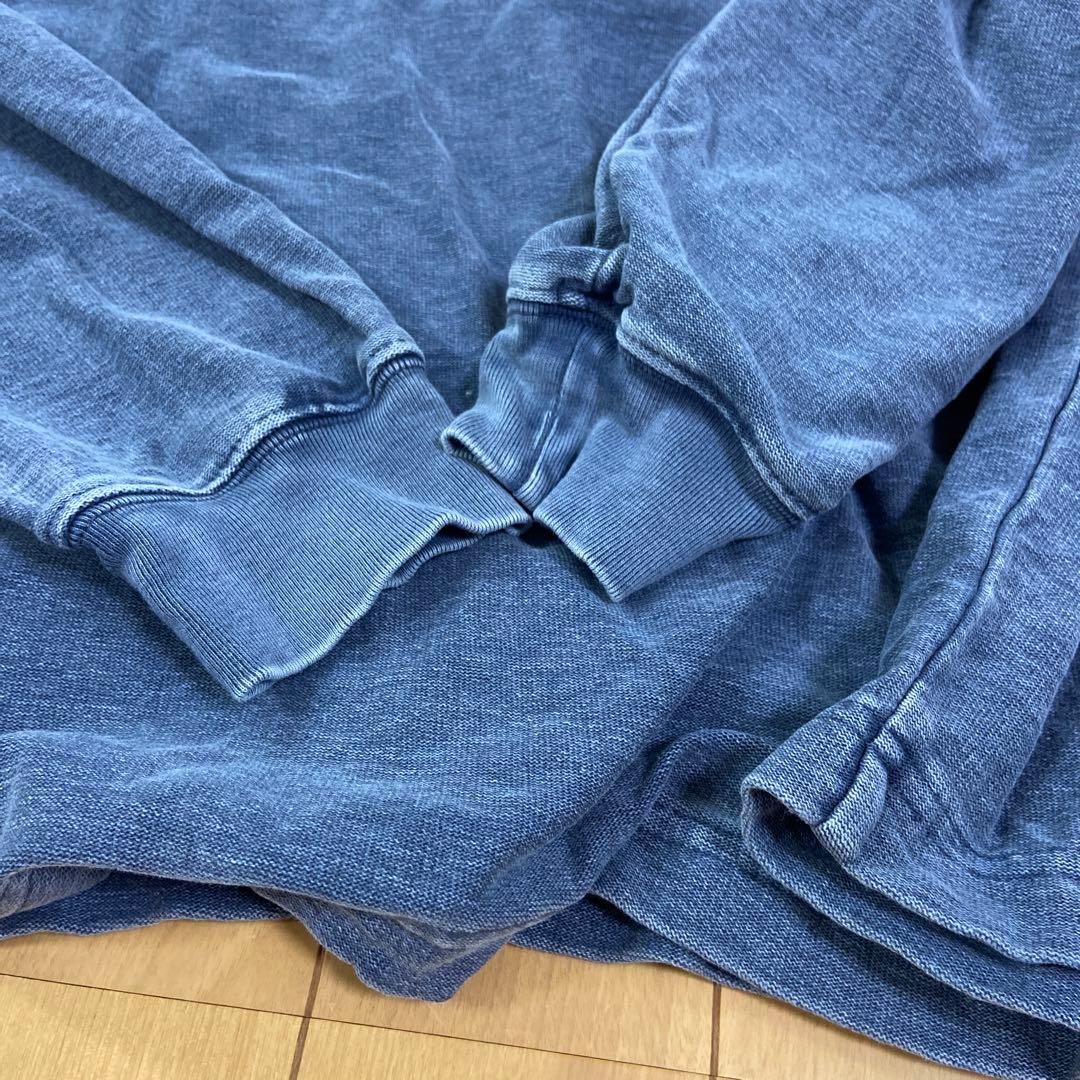 KITH Paneled L/S Tee \"Dark Indigo\" BOXロゴ