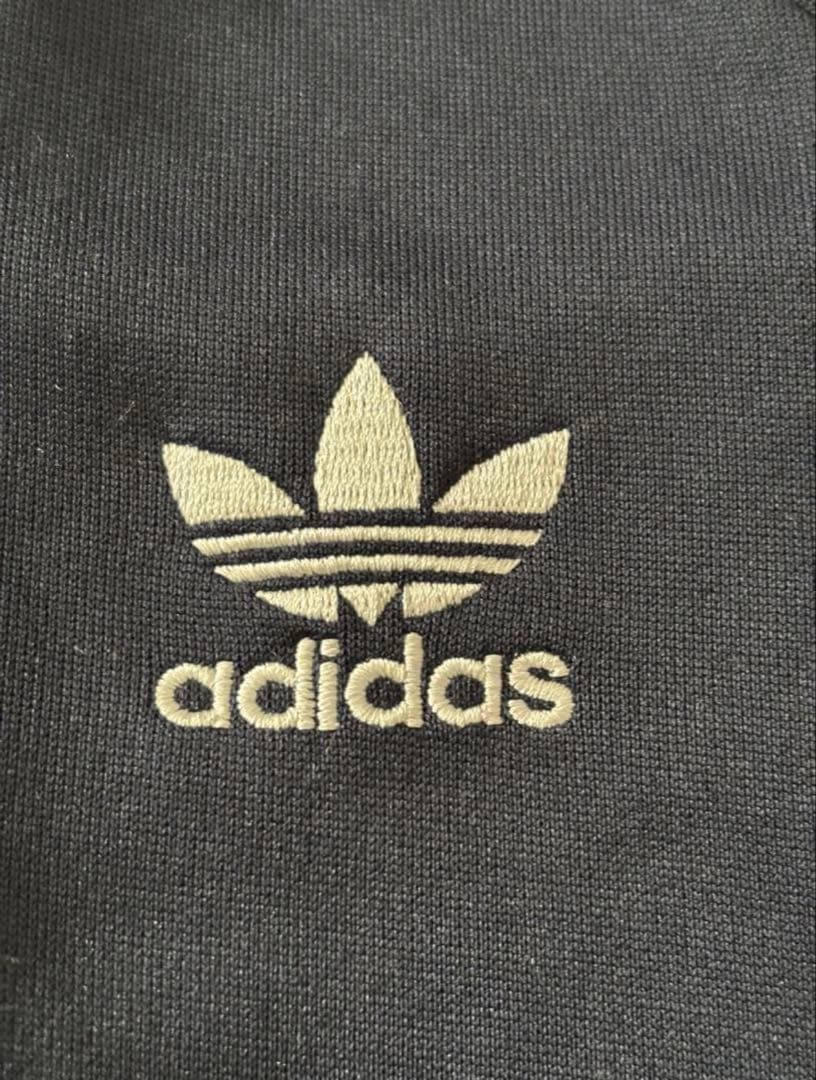【美品】adidas トラックジャケット　ジャージ　ネイビー　90s