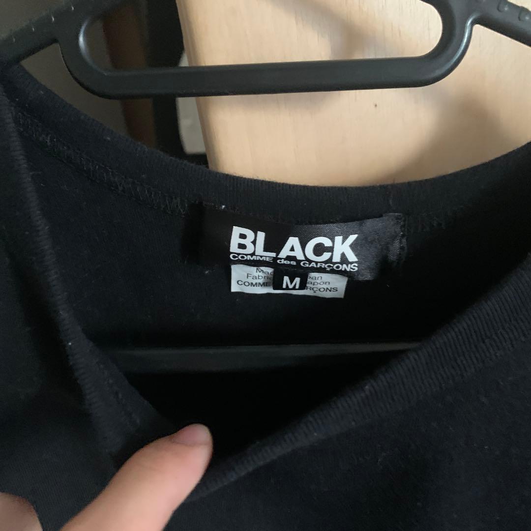 コムデギャルソン ブラック Tシャツ Mサイズ